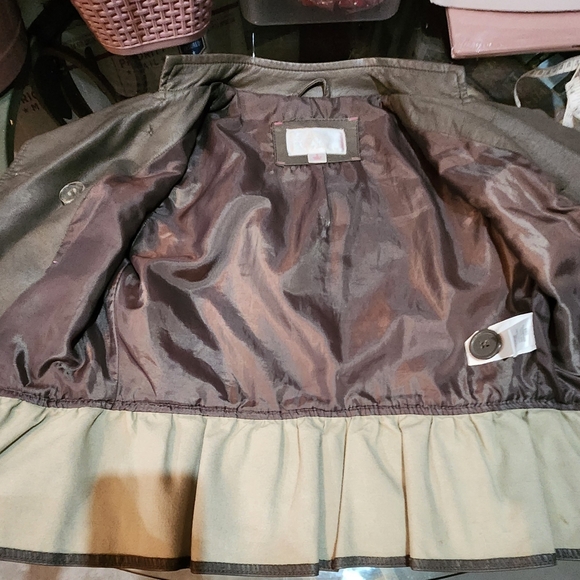 Gray Ruffled Bottom Jacket - Picture 10 of 16